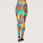 Feestelijke Patroon 4 Pop Mode Leggings (Achterkant)