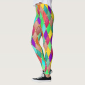 Feestelijke Patroon 4 Pop Mode Leggings (Links)
