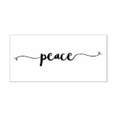 Feestelijke PEACE Holiday Swirls | Kerstmis, Chano Rubberstempel (Afrduk)