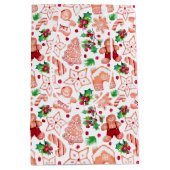 Feestelijke peperkoek Cookie Kerstmis Minimaal Medium Cadeauzakje (Voorkant)