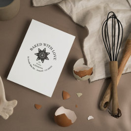 Feestelijke peperkoek Star GEBAKKEN MET LIEFDE Cus Rubberstempel