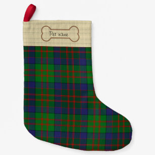 Feestelijke/personaliseerde kersthuisdierensok kleine kerstsok