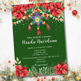 Feestelijke Piñata Posada Mexicaanse Kerstfeest Kaart