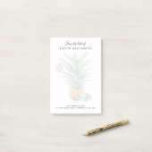 Feestelijke Pineapple Business Desk van Post-it® Notes (Op bureau)