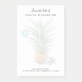 Feestelijke Pineapple Business Desk van Post-it® Notes (Voorkant)