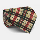 Feestelijke Plaid Stropdas (Opgerold)