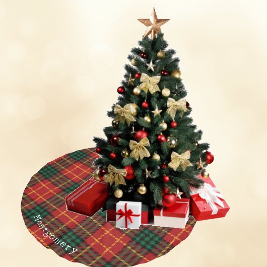 Feestelijke Plaid Tartan Vakantie Kerstboom Rok