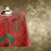 Feestelijke Poinsettia Tafelkleed Kerstdiner