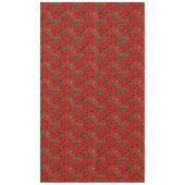 Feestelijke Poinsettia Tafelkleed Kerstdiner (Voorkant)