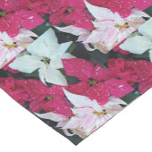 Feestelijke Poinsettias Patroon Vakantie Medium Tafelloper (Hoek)