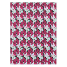 Feestelijke Poinsettias Patroon Vakantie Tafelkleed