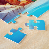 Feestelijke Polar Beer Kerst Kinder puzzel (Zijkant)