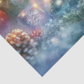 Feestelijke Polar Beer met Giant Gift Decoupage Tissuepapier (Detail)