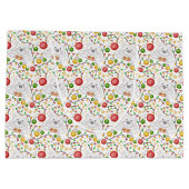 Feestelijke Polar Beren Kerstvakantie Groot Cadeauzakje (Achterkant)