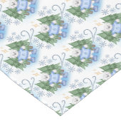 Feestelijke Polar Beren Kerstvakantie Korte Tafelloper (Hoek)