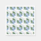 Feestelijke Polar Beren Kerstvakantie Servet (Voorkant)