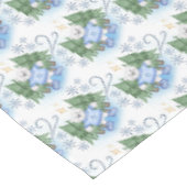 Feestelijke Polar Beren Kerstvakantie Tafelkleed (Gekanteld)