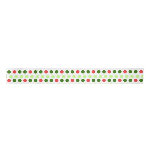 Feestelijke polka stippen satijnen lint (Voorkant)