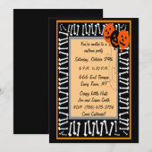 Feestelijke pompoen ballonnen Party uitnodiging (Voorkant / Achterkant)