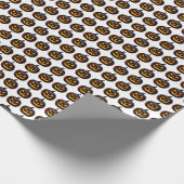 Feestelijke pompoen Halloween Cadeaupapier (Hoek)