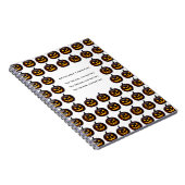 Feestelijke pompoen Halloween Notitieboek (Rechterzijde)