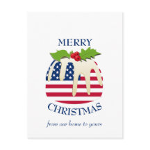 Feestelijke Pudding met Patriottische USA FLAG Ker