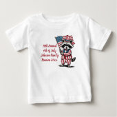 Feestelijke Raccoon 4 juli familiereünie (Voorkant)