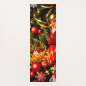Feestelijke reeks kerstdecoraties yogamat (Achterkant)