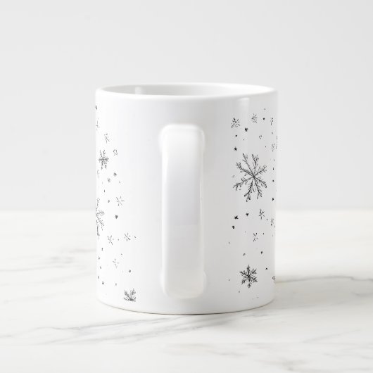 Feestelijke Rendier Kerst Mok (Achterkant)