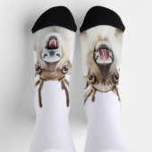 Feestelijke rendier Sokken met Gekke gezichten (Top)