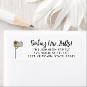 Feestelijke Retouradres Label (Insitu)