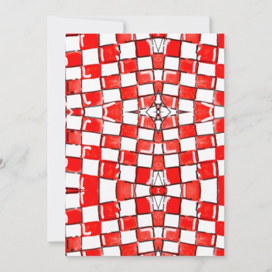 Feestelijke retro Holly Jolly Vibes kerstfeest Kaart (Achterkant)