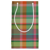 Feestelijke Retro Kerst Plaid Schattigee Preppy Va Klein Cadeauzakje (Voorkant)
