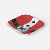Feestelijke Retro kerst rood pak Sinterklaas Papieren Bordje (Gebogen)