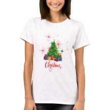 Feestelijke Retro Kerstboom & Cadeaus Vakantie