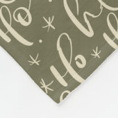 Feestelijke Retro Santa Claus Vakantiedeken Fleece Deken (Hoek)