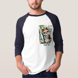 Feestelijke reu Chihuahua Strand Relaxatie (DG) T-shirt