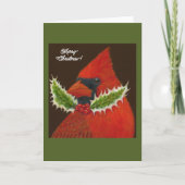 Feestelijke rijke kerstkaart kaart (Voorkant)