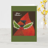 Feestelijke rijke kerstkaart kaart (Gele Bloem)