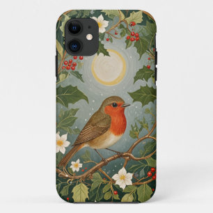 Feestelijke Robin en Holly Case-Mate iPhone Case