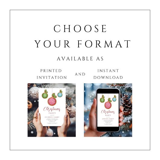 Feestelijke Rode Baubles Kerstfeest Kaart