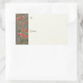 Feestelijke rode bessen Kerstmis cadeau labels (Tas)