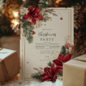 Feestelijke rode bessen Vrolijk Kerstfeest Kaart