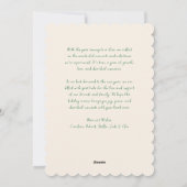 Feestelijke rode boog kerstvakantie foto feestdagenkaart (Achterkant)