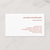 Feestelijke rode en gouden kerstboog visitekaartje (Achterkant)