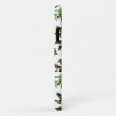 Feestelijke Rode en Groene  Holly Case-Mate iPhone Case (Achterkant/rechts)