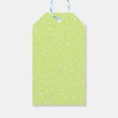Feestelijke rode en groene kerstcupcake cadeaulabel (Achterkant)