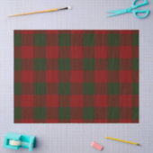 Feestelijke rode en groene plaid kerstverpakking tissuepapier (Craft)