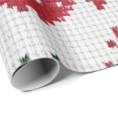 Feestelijke rode en witte lelijke trui cadeaupapier (Rol Hoek)
