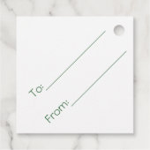 Feestelijke rode groene kerst bedankjes labels (Achterkant)